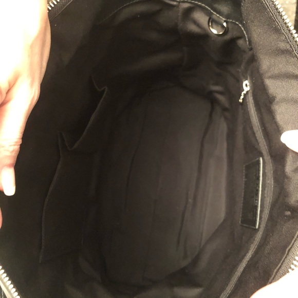 Genuine Black Coac Leather Tote - Picture 6 of 6